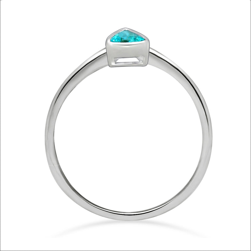 4*4 MM Trillion - Neon Blue Apatite Faceted Ring - CB-R815NBF Catalogue