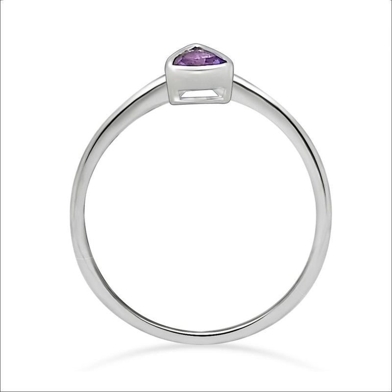 4*4 MM Trillion - Amethyst Faceted Ring - CB-R815AMF Catalogue