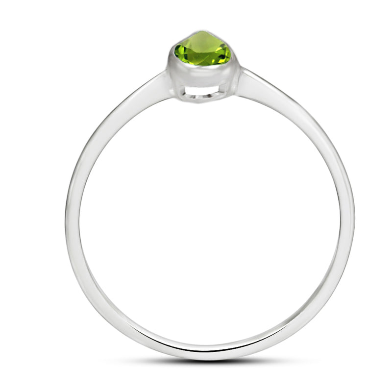 6*4 MM Pear - Peridot Ring - CB-R819P Catalogue