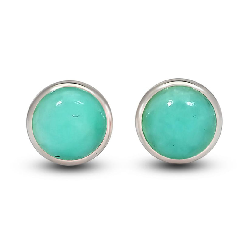 5*5 MM Round - Peruvian Amazonite Jewelry Stud CB-S601AMZ Catalogue
