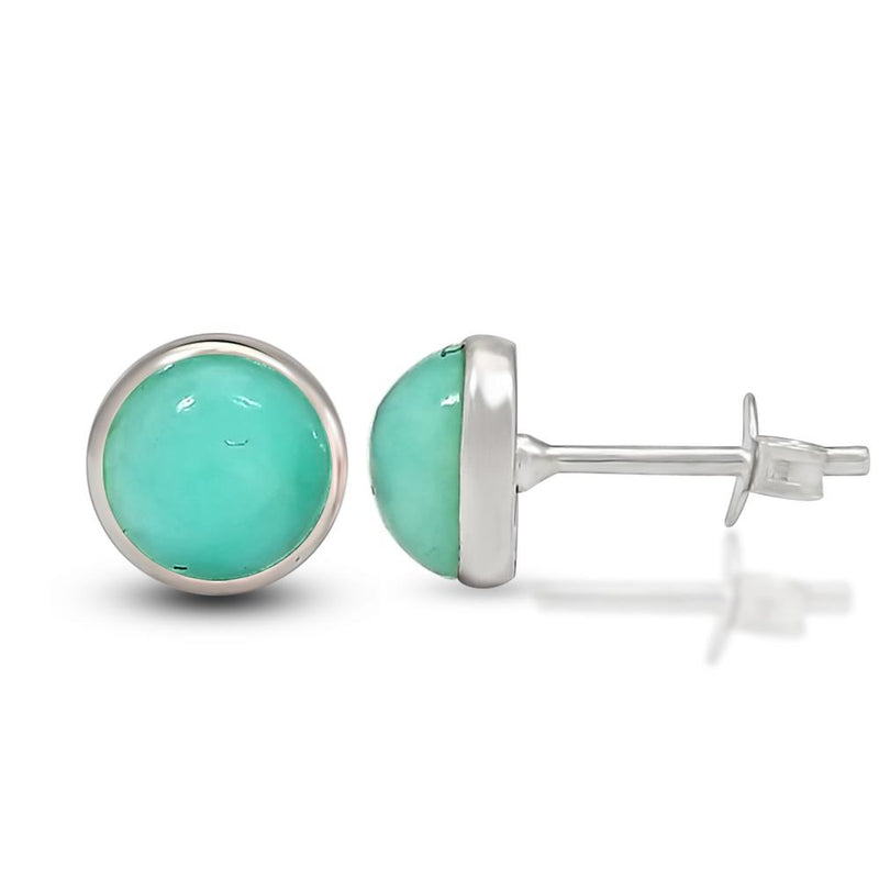 5*5 MM Round - Peruvian Amazonite Jewelry Stud CB-S601AMZ Catalogue