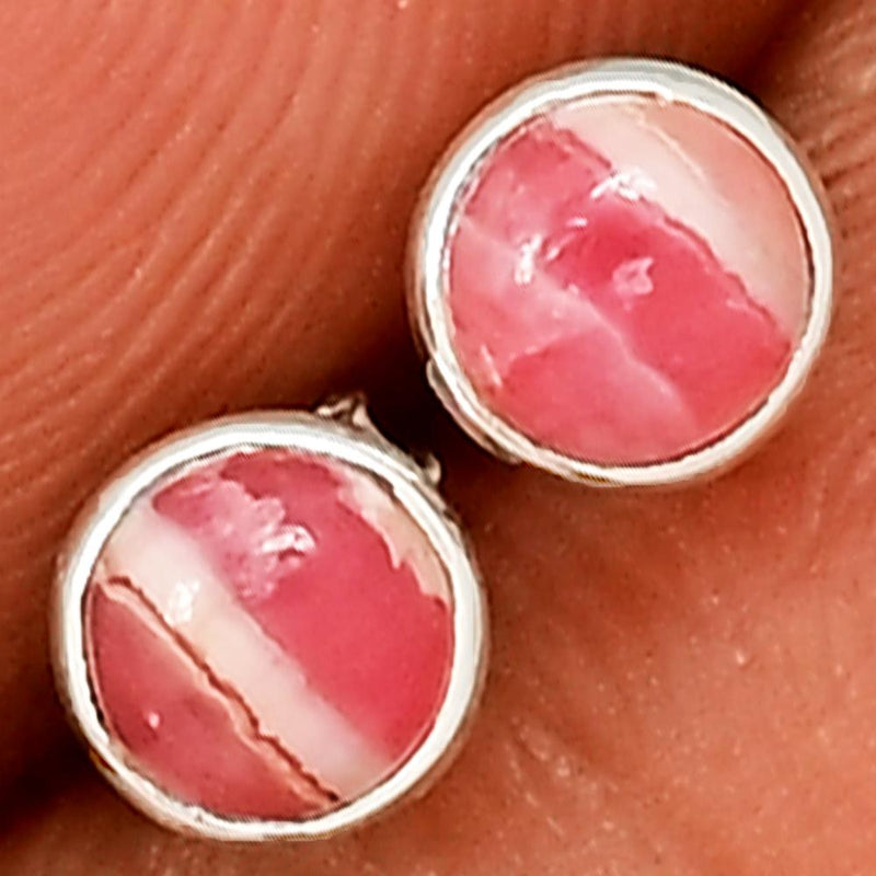 5*5 MM Round - Rhodochrosite Stud - CB-S601RDO Catalogue
