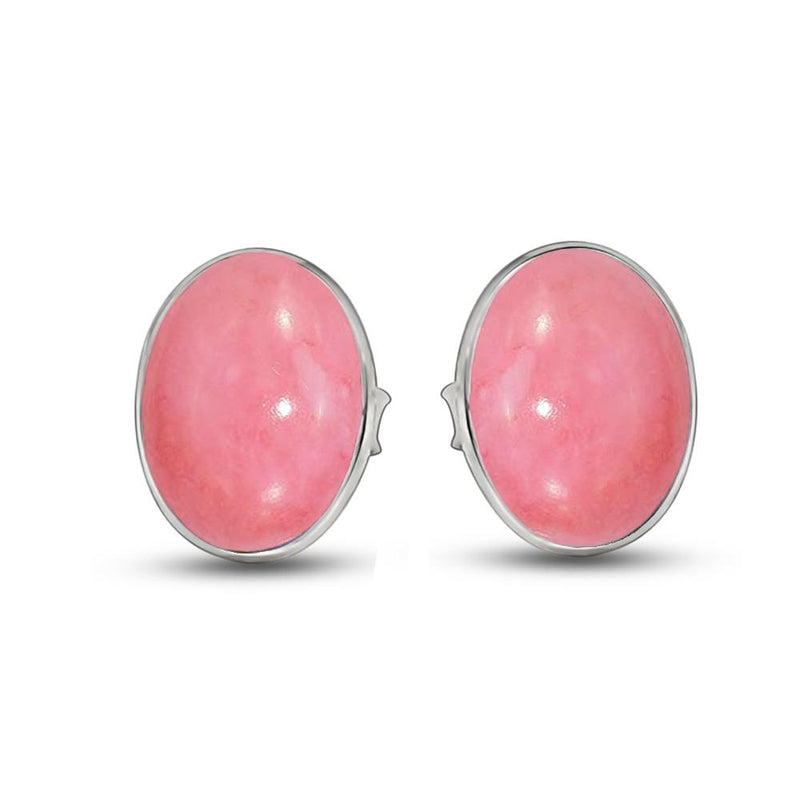 7*5 MM Oval - Pink Opal Stud - CB-S602PO Catalogue