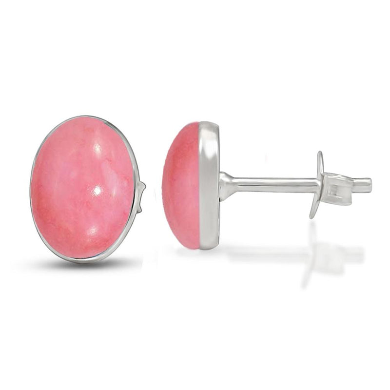 7*5 MM Oval - Pink Opal Stud - CB-S602PO Catalogue