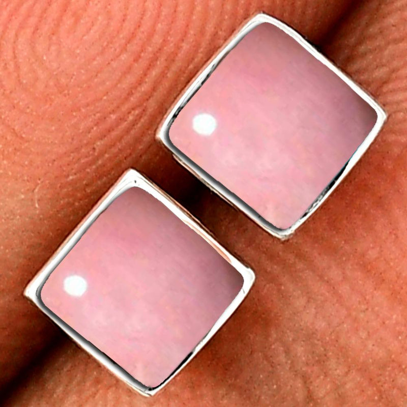 5*5 MM Square - Pink Opal Jewelry Stud CB-S603PO Catalogue