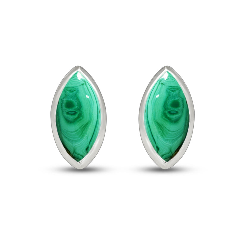 8*4 MM Marquise - Malachite Stud - CB-S604MLA Catalogue