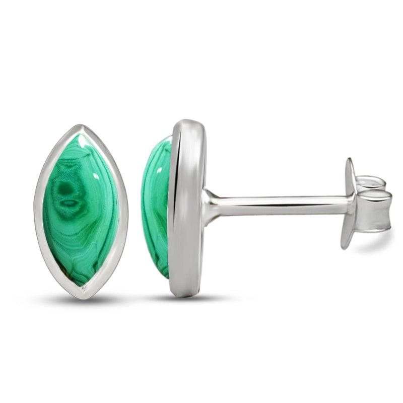 8*4 MM Marquise - Malachite Stud - CB-S604MLA Catalogue