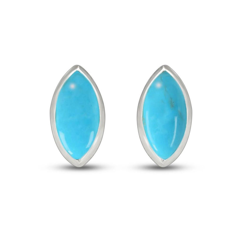 8*4 MM Marquise - Natural Kingman Turquoise - Stud CB-S604KMT Catalogue