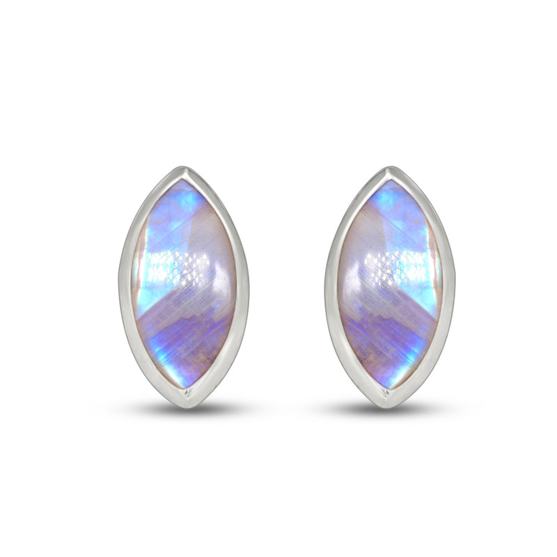 8*4 MM Marquise - Rainbow Moonstone Stud - CB-S604RM Catalogue