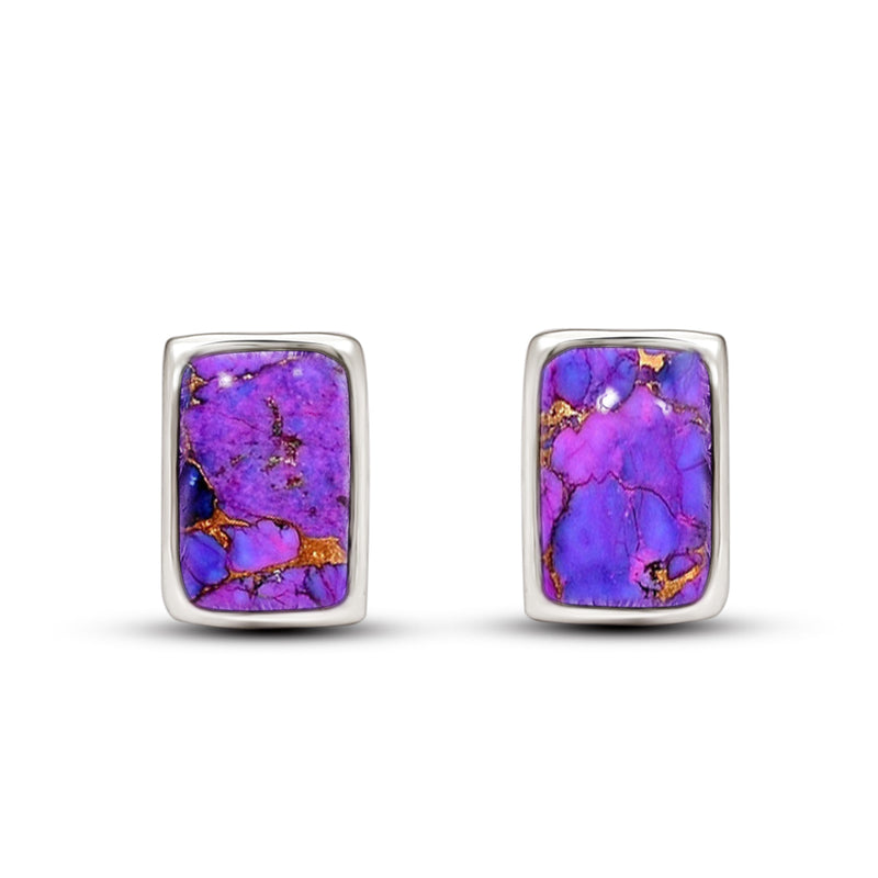 6*4 MM Octo - Purple Copper Turquoise Stud - CB-S606PCT Catalogue
