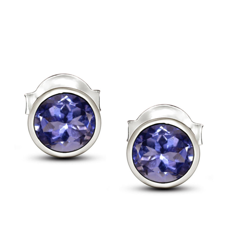 4*4 MM Round - Iolite Stud - CB-S607I Catalogue
