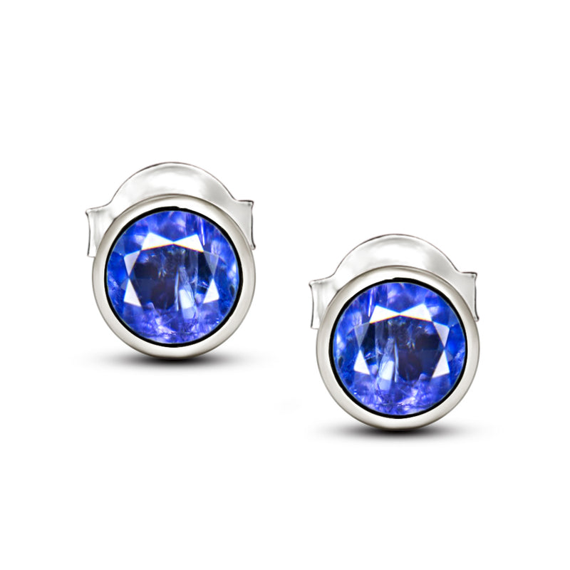 4*4 MM Round - Tanzanite Faceted Stud - CB-S607TZF Catalogue
