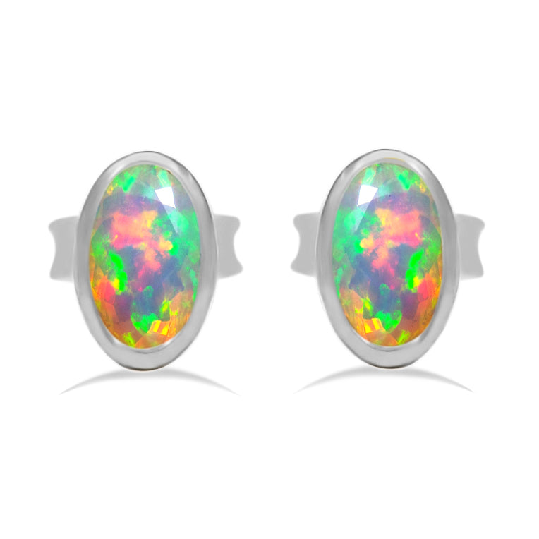 5*3 MM Oval - Ethiopian Opal Faceted Stud - CB-S612EOF Catalogue