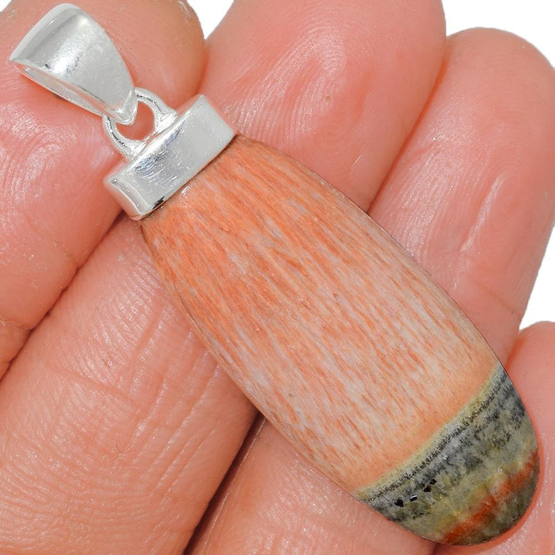1.8" Celestobarite Crystal Pendants - CBCP7