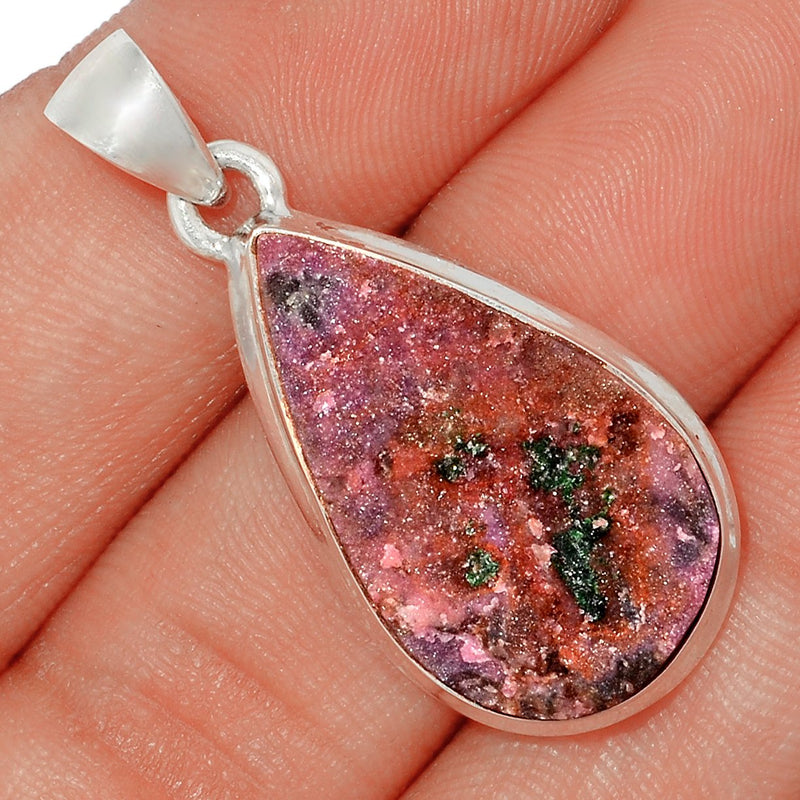 1.5" Cobalt Druzy Pendants - CBDP279