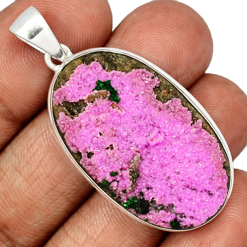 2" Cobalt Druzy Pendants - CBDP354