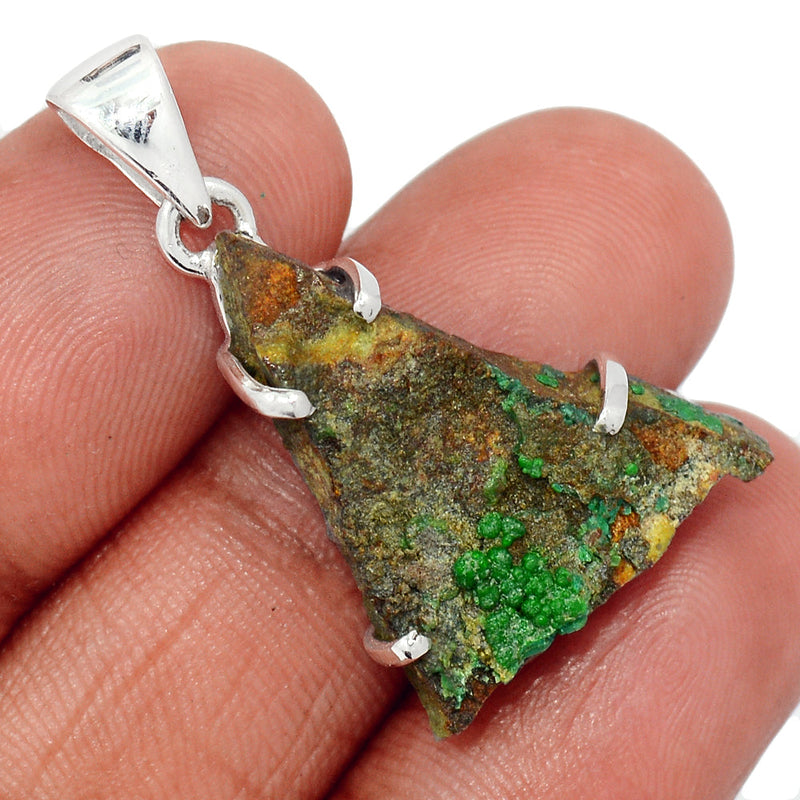 1.3" Claw - Conichalcite Pendants - CCCP20