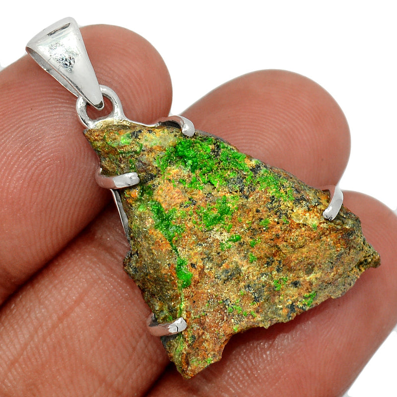 1.6" Claw - Conichalcite Pendants - CCCP7