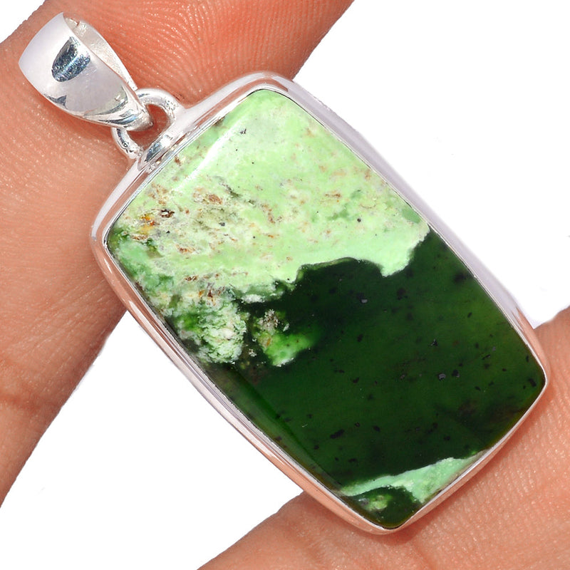 1.7" Chrome Chalcedony Pendants - CCDP100