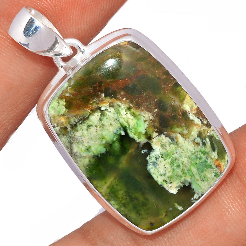 1.7" Chrome Chalcedony Pendants - CCDP101