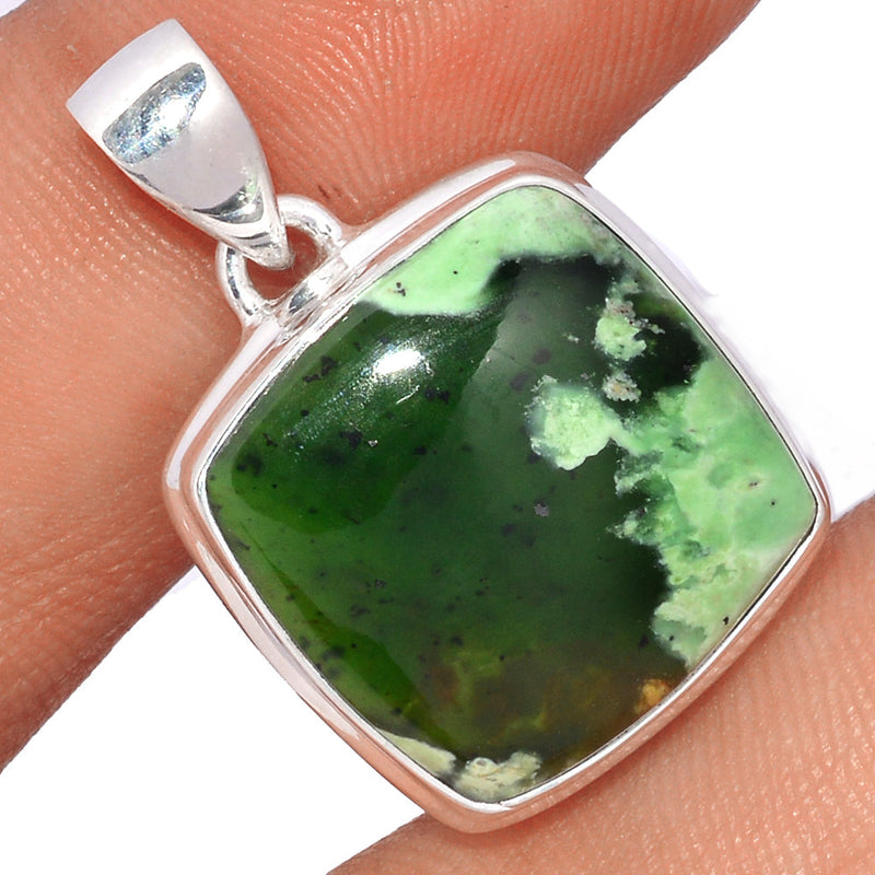 1.2" Chrome Chalcedony Pendants - CCDP136