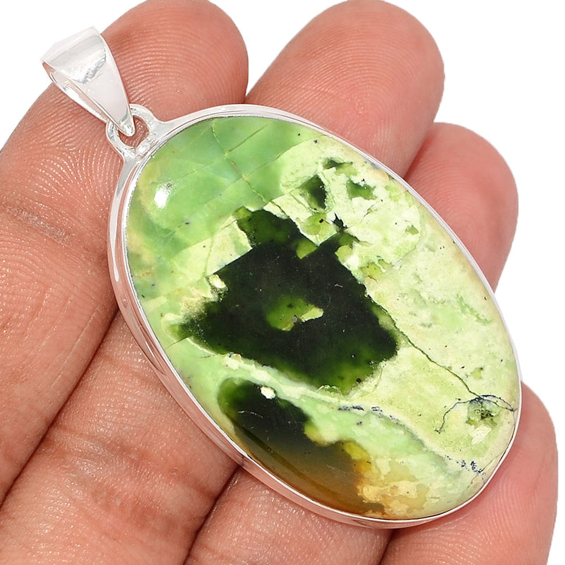 2.2" Chrome Chalcedony Pendants - CCDP166