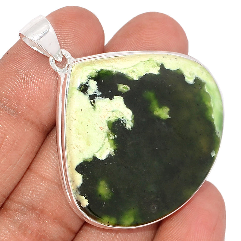 2" Chrome Chalcedony Pendants - CCDP173
