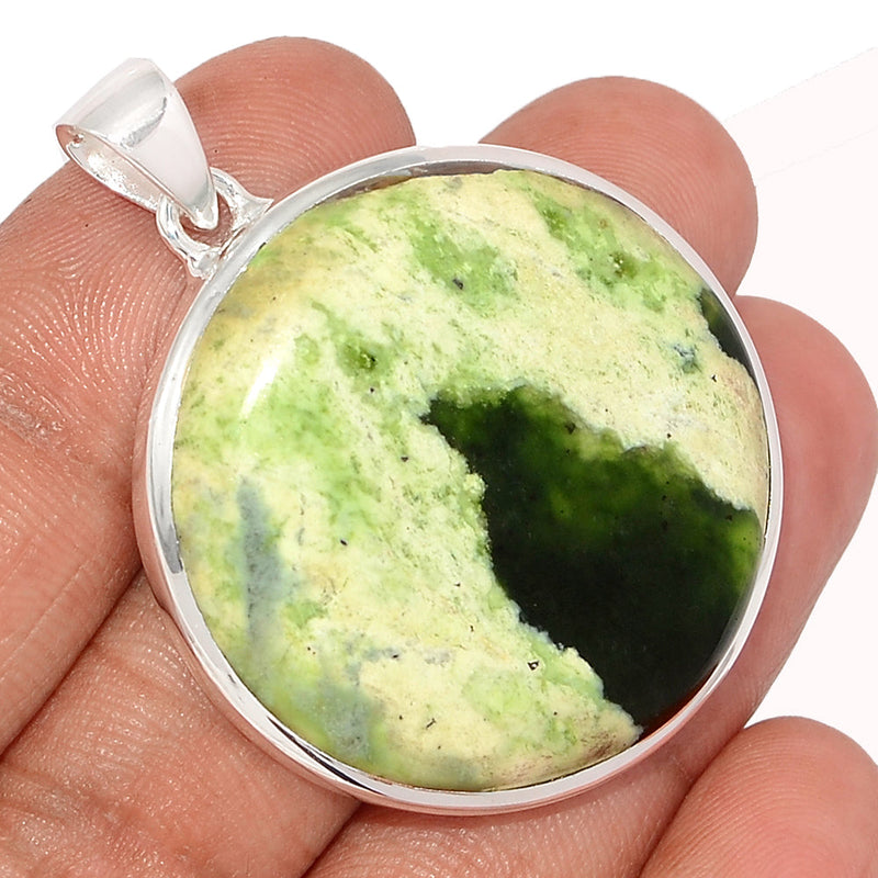 1.7" Chrome Chalcedony Pendants - CCDP175
