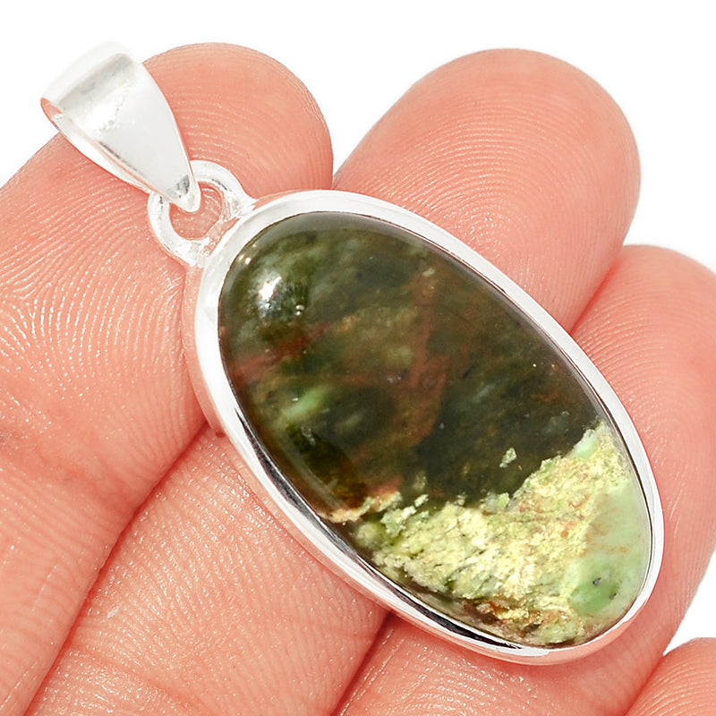 1.7" Chrome Chalcedony Pendants - CCDP179