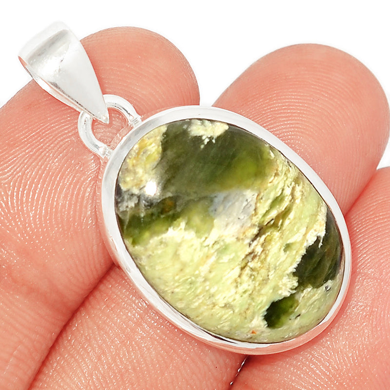 1.5" Chrome Chalcedony Pendants - CCDP193