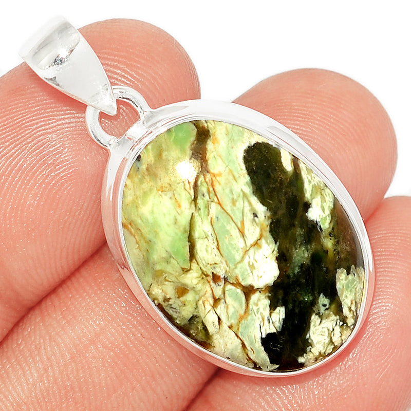 1.5" Chrome Chalcedony Pendants - CCDP202