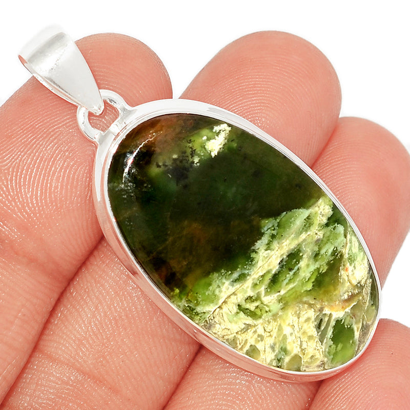 2" Chrome Chalcedony Pendants - CCDP204