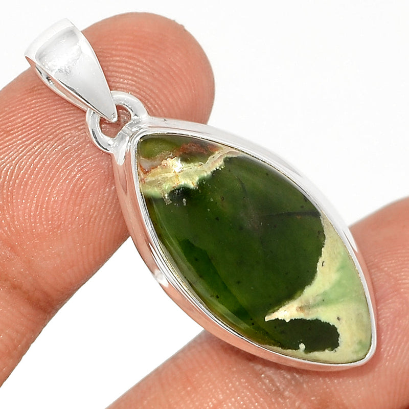 1.6" Chrome Chalcedony Pendants - CCDP228