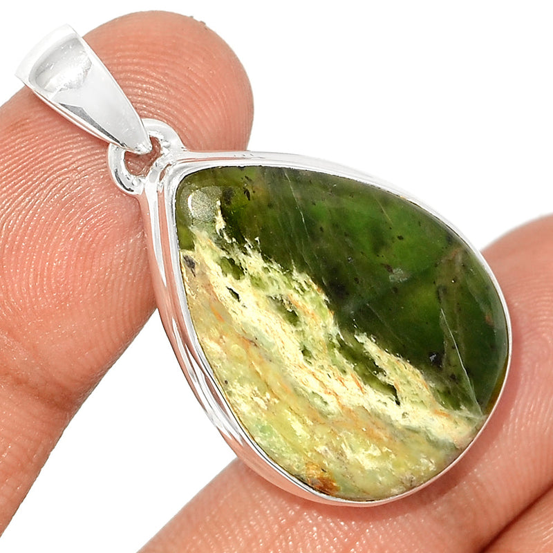 1.6" Chrome Chalcedony Pendants - CCDP231