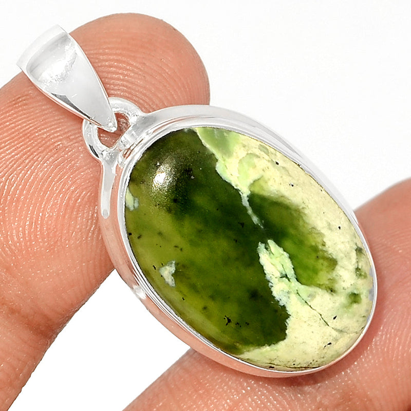 1.5" Chrome Chalcedony Pendants - CCDP237