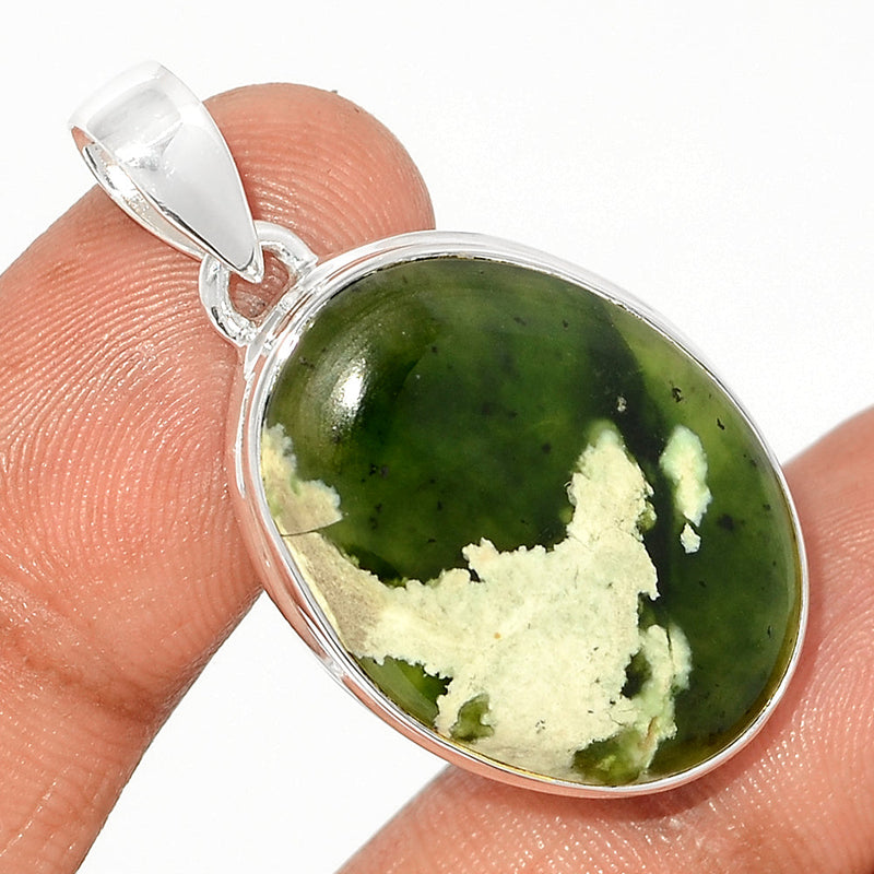 1.6" Chrome Chalcedony Pendants - CCDP240