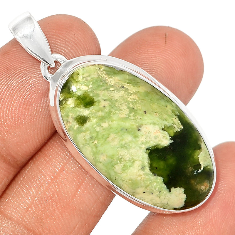 1.8" Chrome Chalcedony Pendants - CCDP246