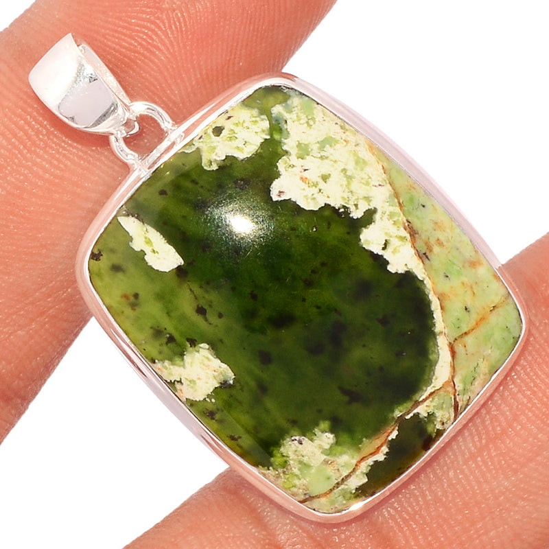 1.6" Chrome Chalcedony Pendants - CCDP46