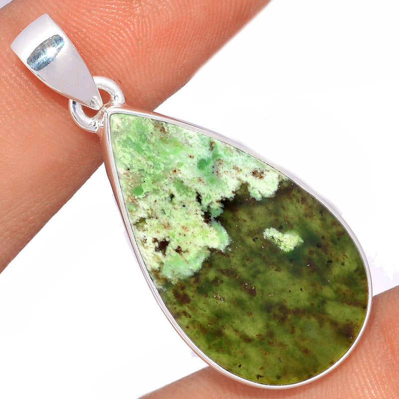 1.8" Chrome Chalcedony Pendants - CCDP97