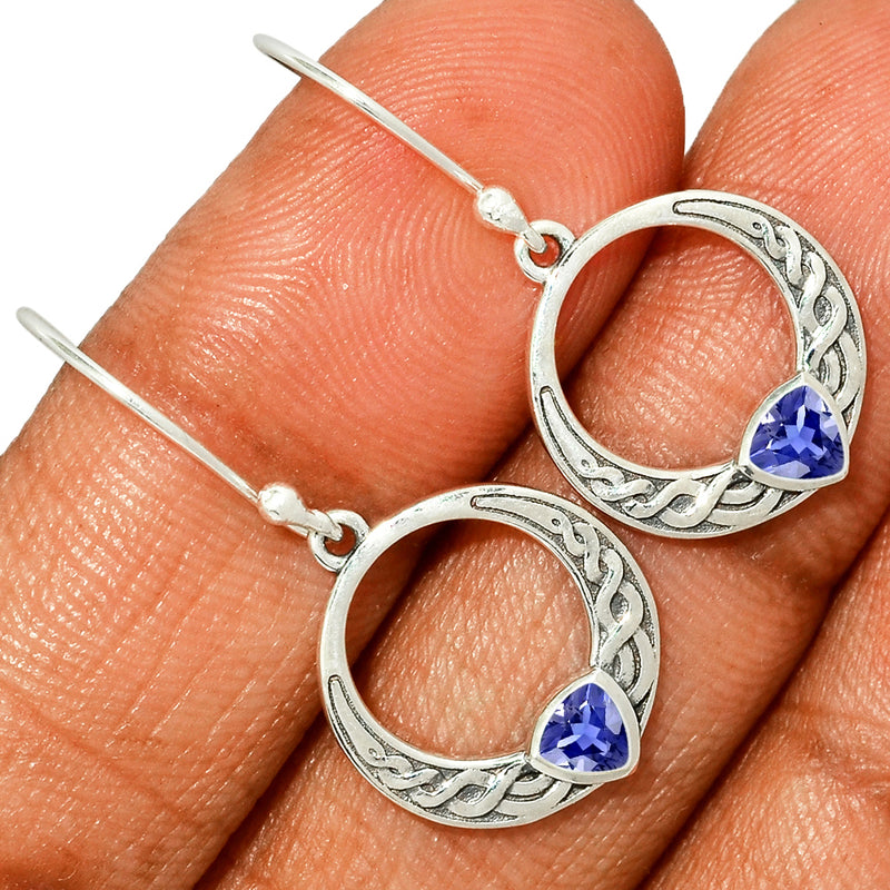 1.3" Celtic - Iolite Earrings - CCE506-I Catalogue