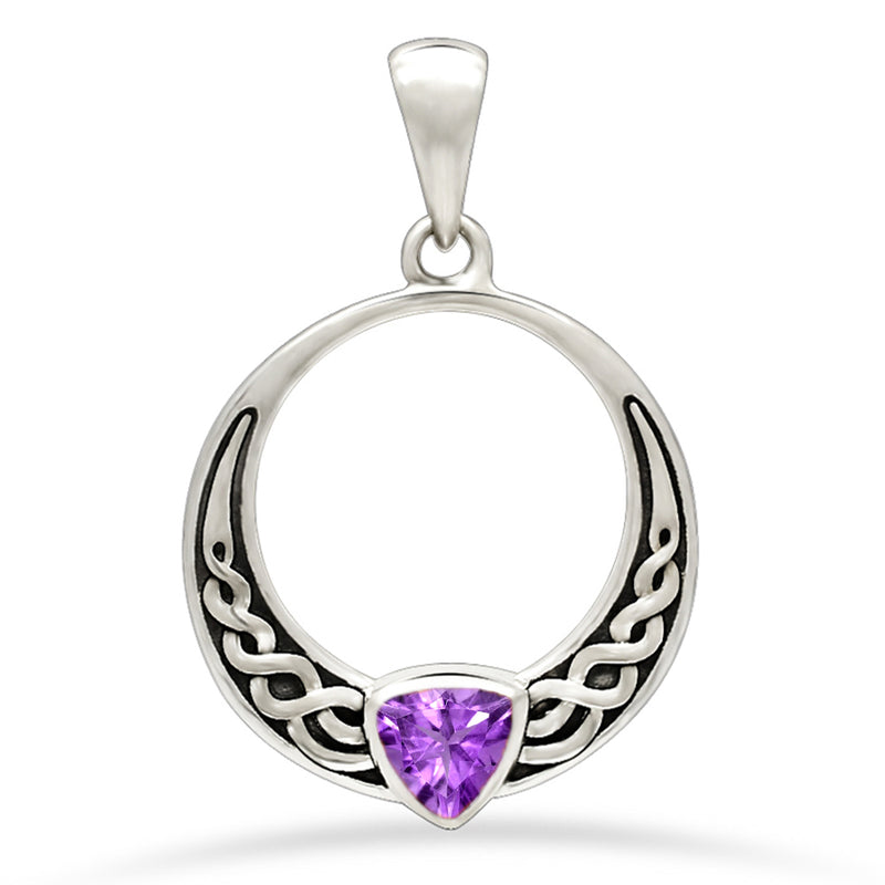 Celtic Design - Amethyst Faceted Pendants - CCP504-AMF Catalogue