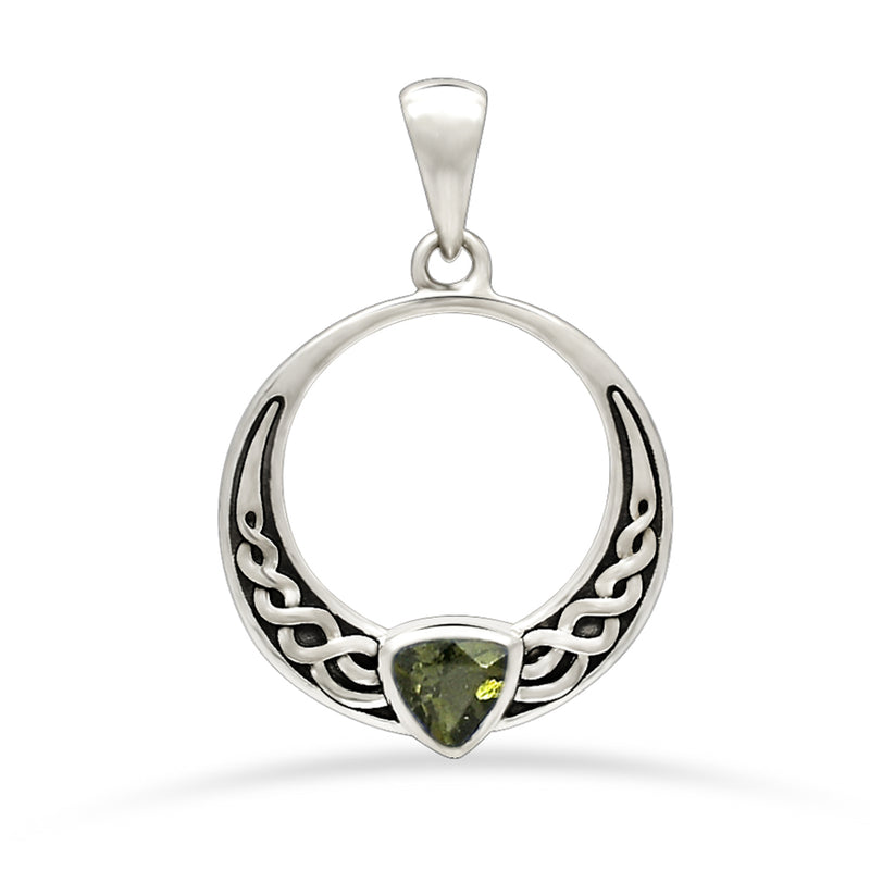 Celtic Design - Moldavite Faceted Pendants - CCP504-MDF Catalogue