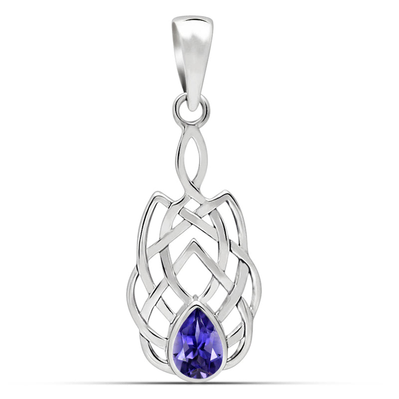 6*4 MM Pear - Celtic Design - Iolite Pendants - CCP507-I Catalogue