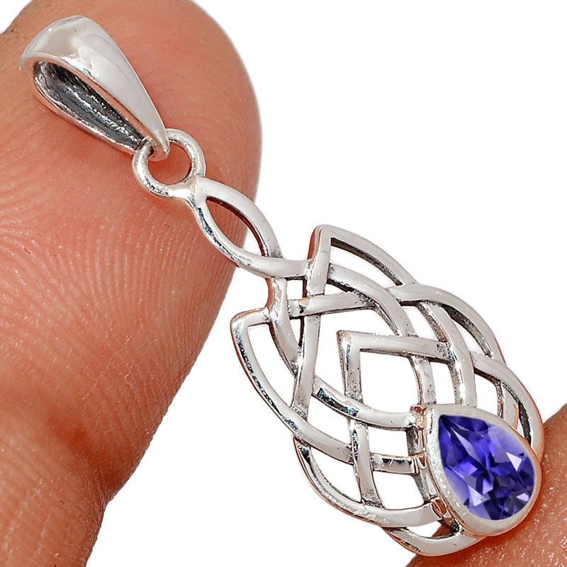 6*4 MM Pear - Celtic Design - Iolite Pendants - CCP507-I Catalogue