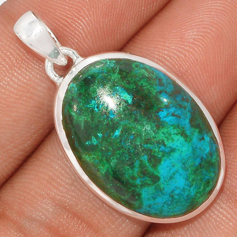 1.5" Chrysocolla Peru Pendants - CCPP1013