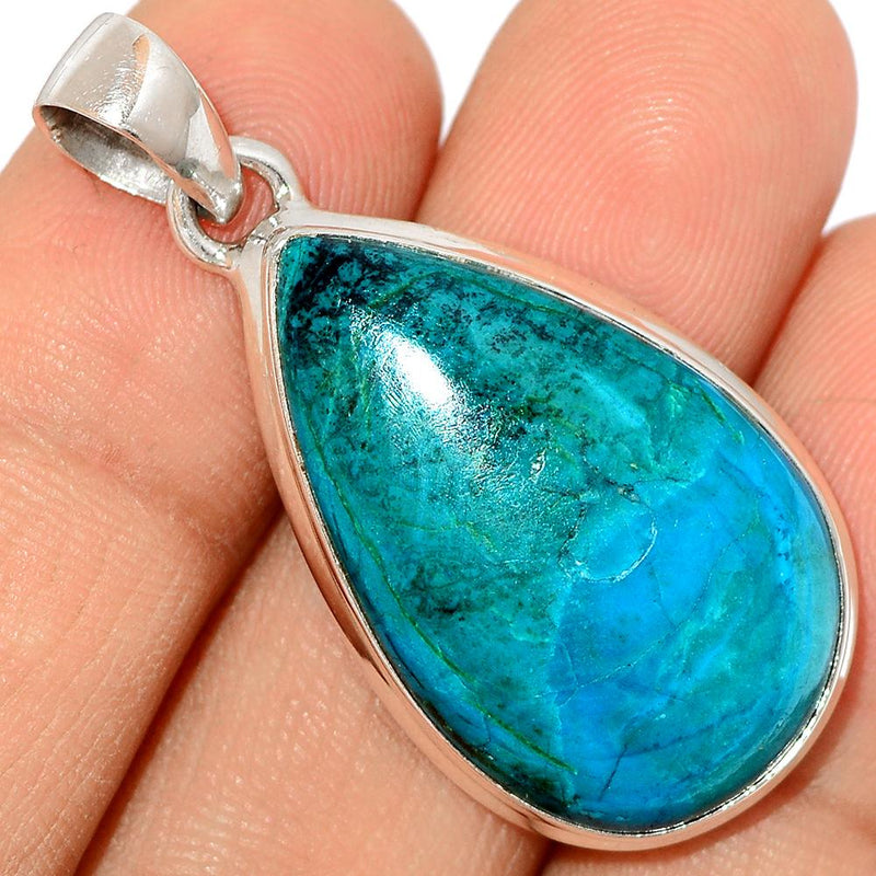 1.5" Chrysocolla Peru Pendants - CCPP799