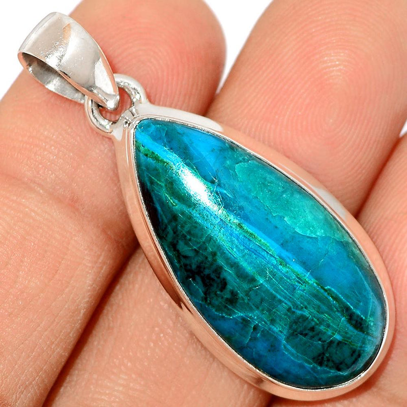 1.5" Chrysocolla Peru Pendants - CCPP801