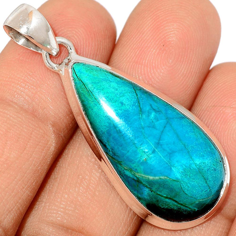 1.7" Chrysocolla Peru Pendants - CCPP809