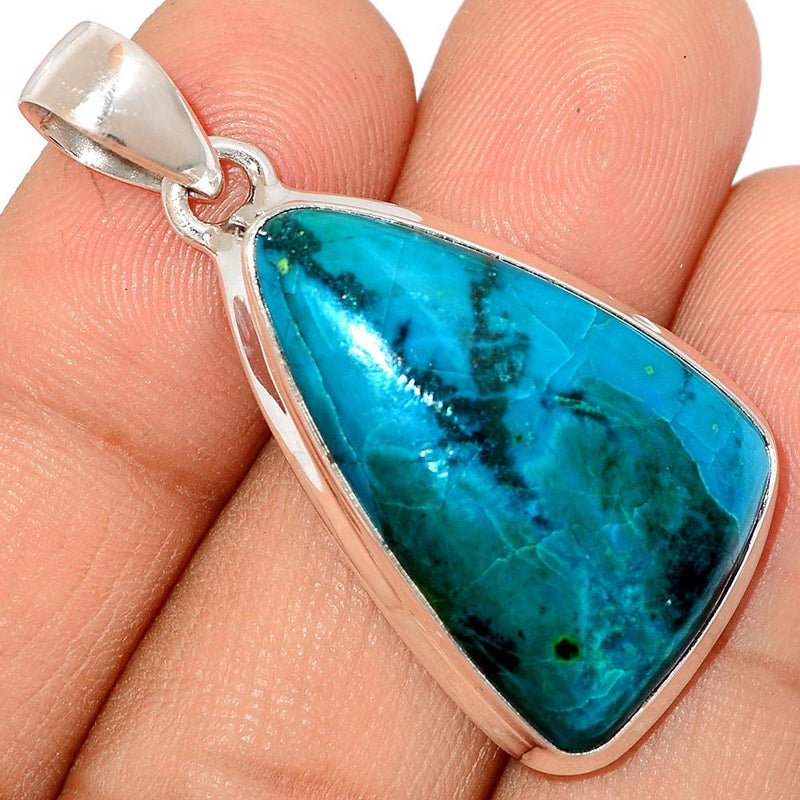 1.6" Chrysocolla Peru Pendants - CCPP817
