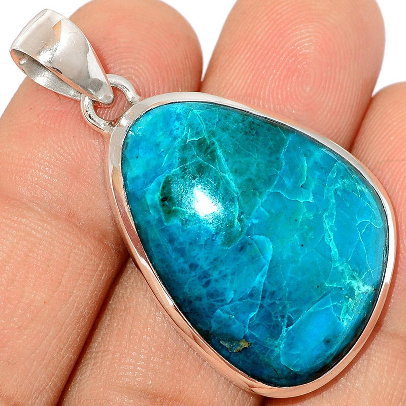 1.6" Chrysocolla Peru Pendants - CCPP827